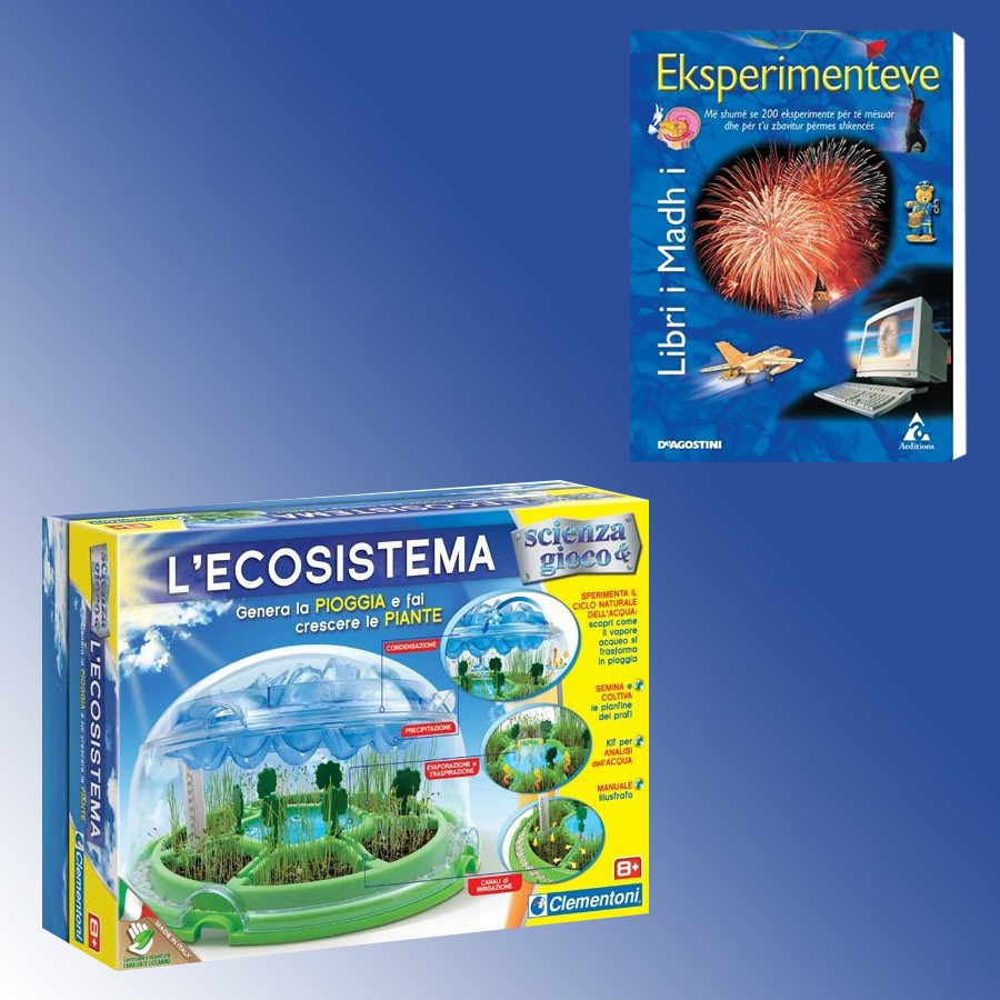 Loder L'Ecosistema Clementoni + Libri I Madh I Eksperimenteve