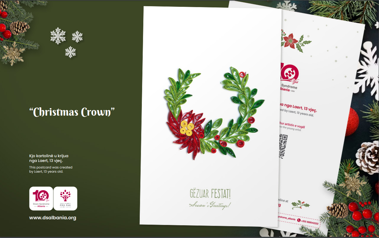 Kartolina Christmas Crown - FDSA