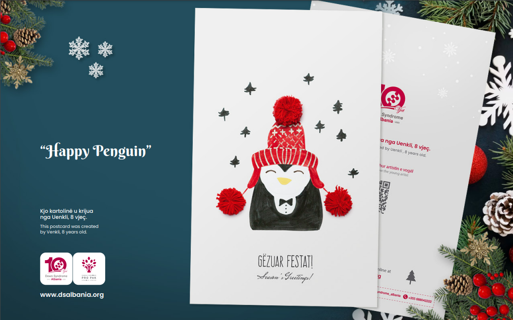 Kartolina Happy Penguin - FDSA