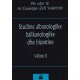Studime Albanologjike Ballkanologjike dhe Bizantine Vol 2