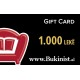 Gift CARD – 1000 lekë