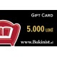 Gift CARD – 5000 lekë