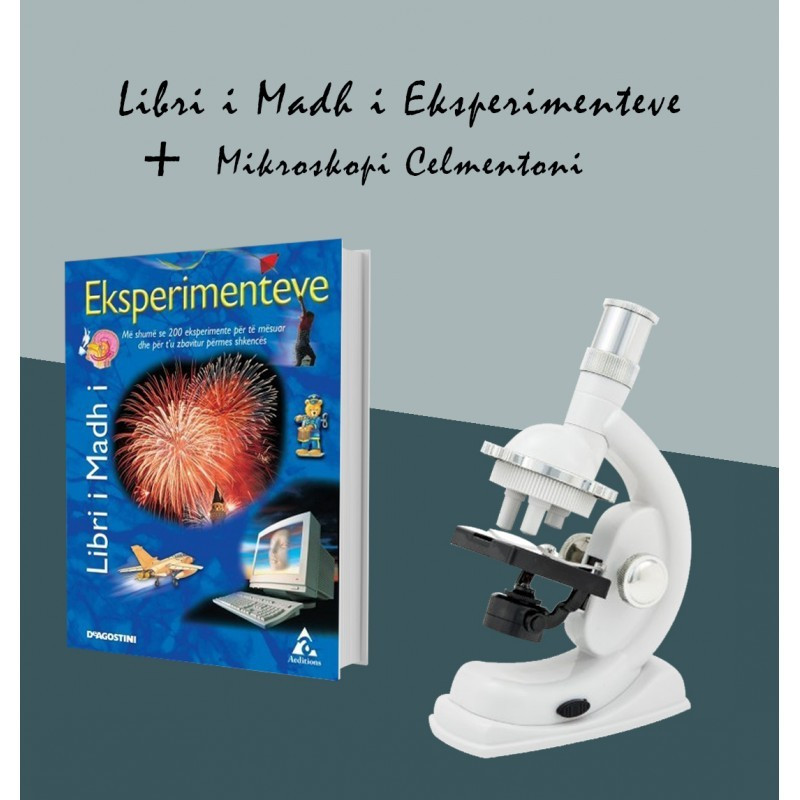 Set Mikroskopi + “Libri i madh i eksperimenteve”