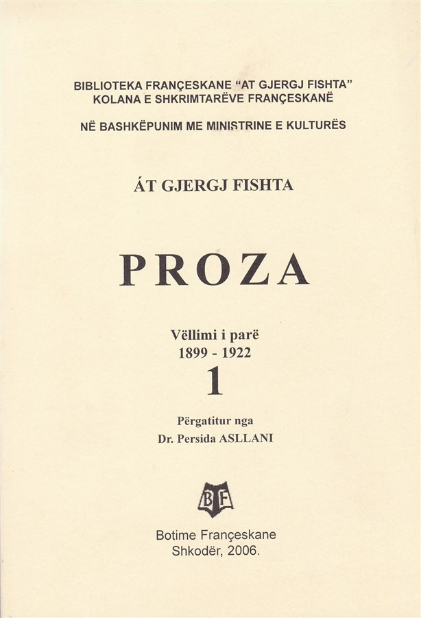 Proza, vell. I, (1899-1922)