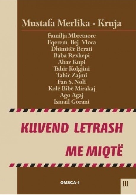 Kuvend letrash me miq, vell. III