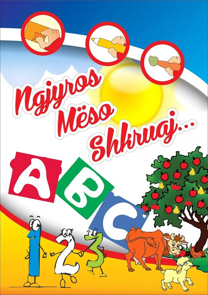 Ngjyros, mëso, shkruaj ...