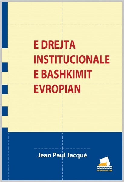 E drejta institucionale e Bashkimit Evropian