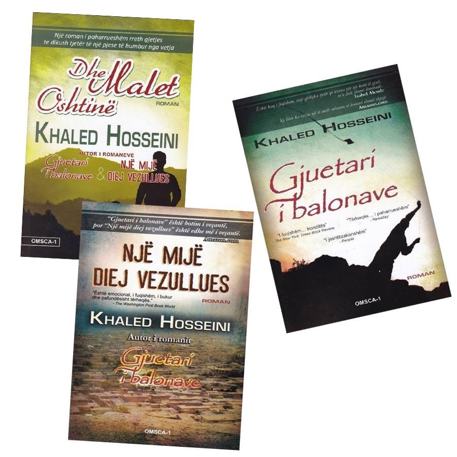 Set 3 libra, - Magjia e Khaled Hosseini në bibliotekën tënde