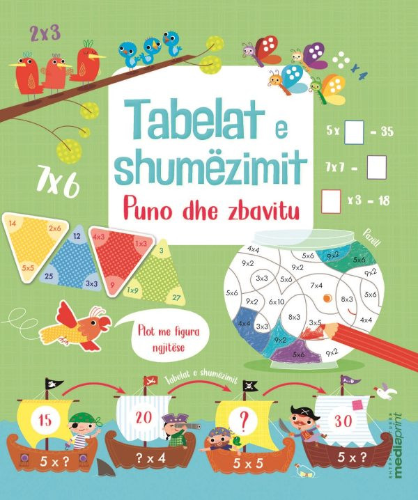 Tabelat e shumezimit – Puno dhe zbavitu