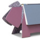 Stay Doggy Book Rest Purple Herringbone