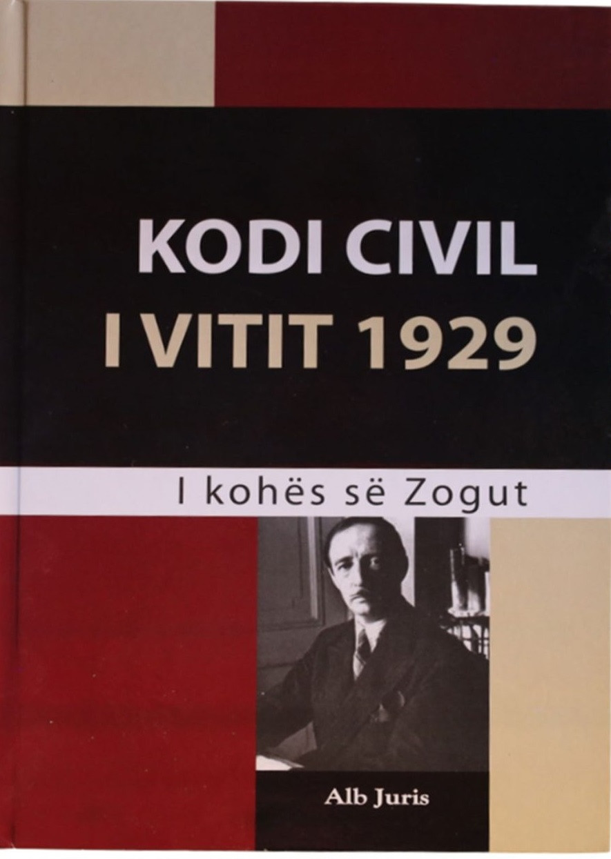 Kodi Civil i vitit 1929 i kohes se Zogut