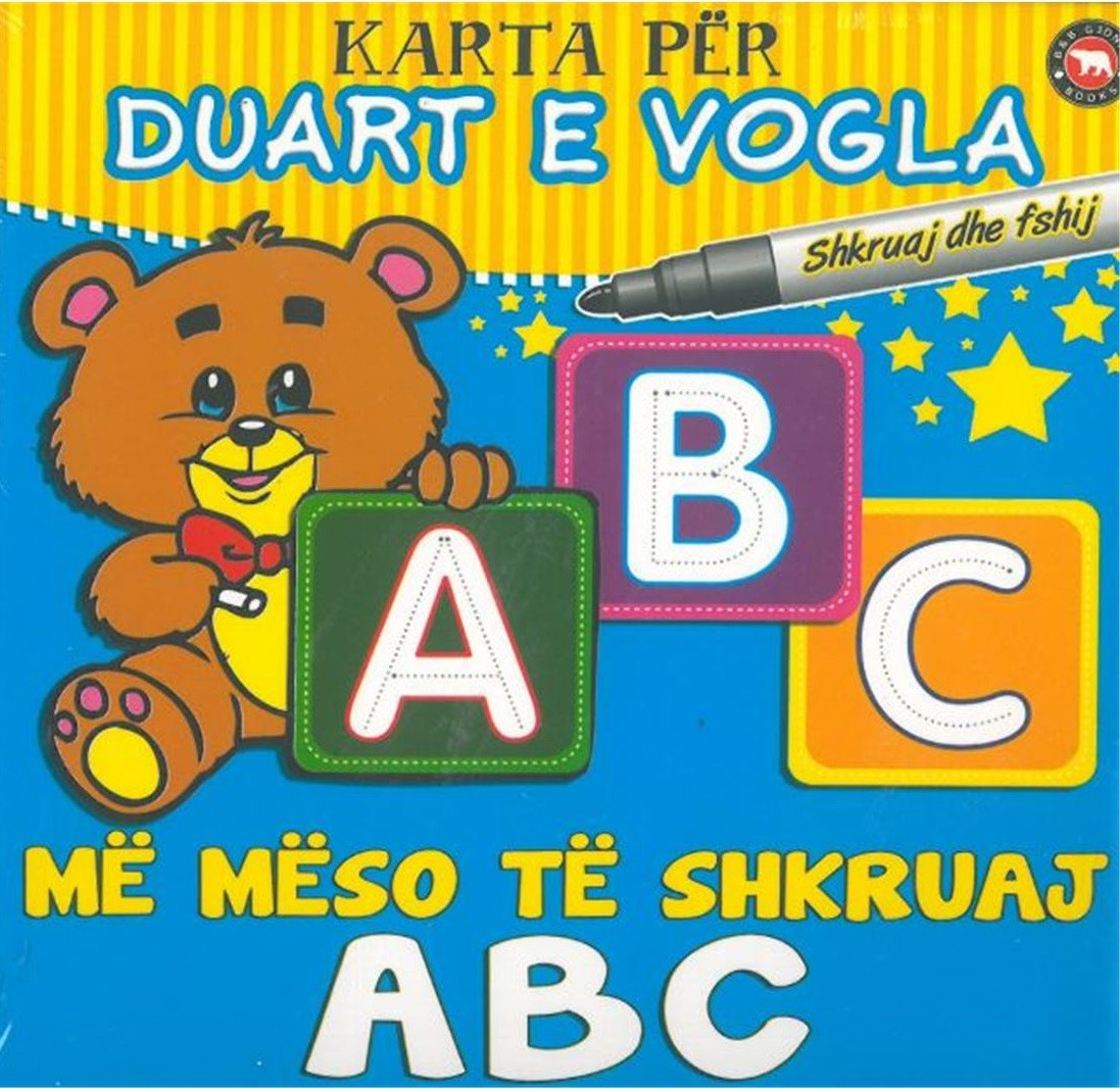 Karta per duart e vogla –me meso te shkruaj ABC