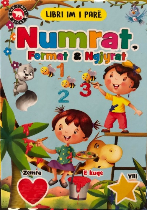 Libri im i pare: Numrat, format & ngjyrat