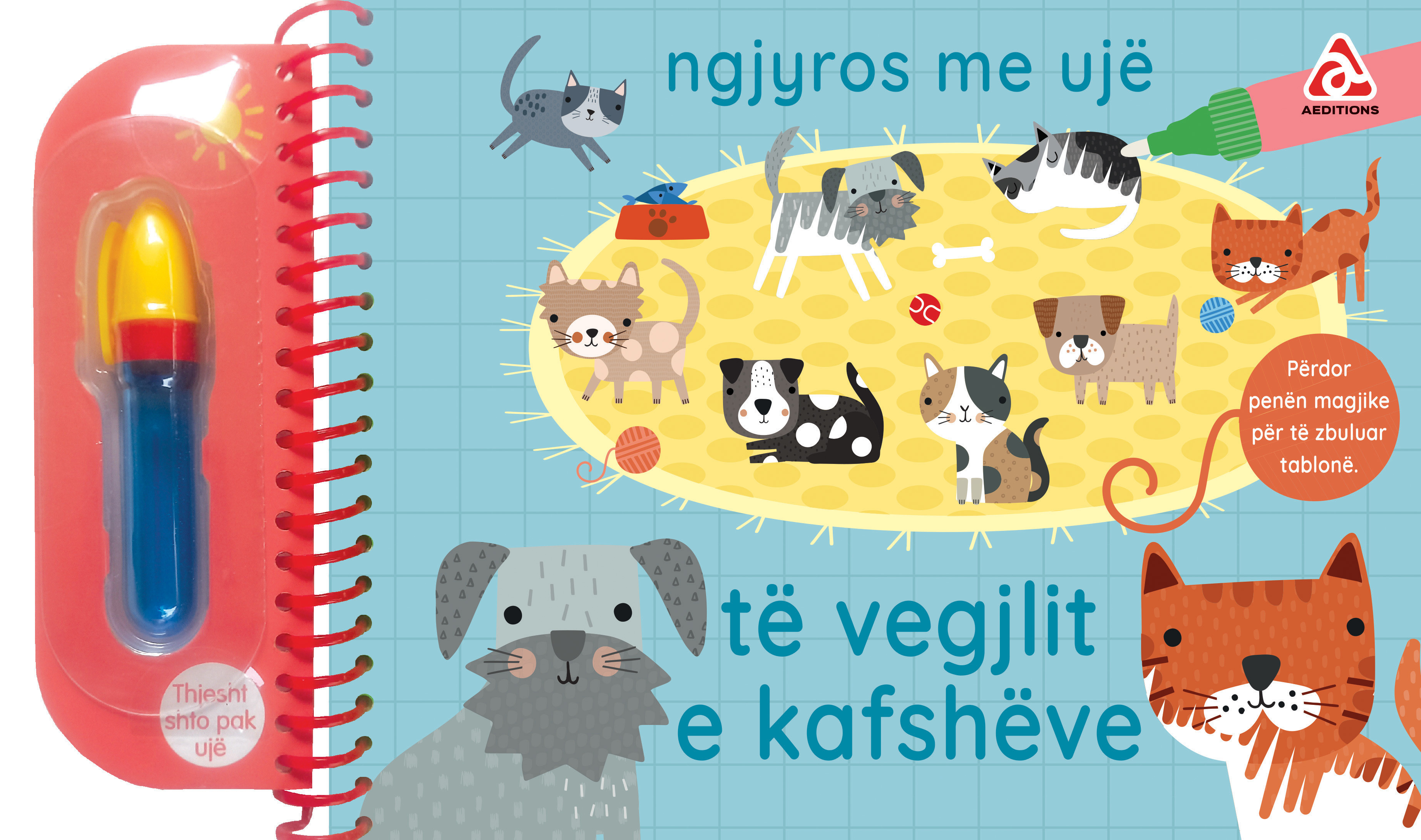 Ngjyros me uje te vegjlit e kafsheve