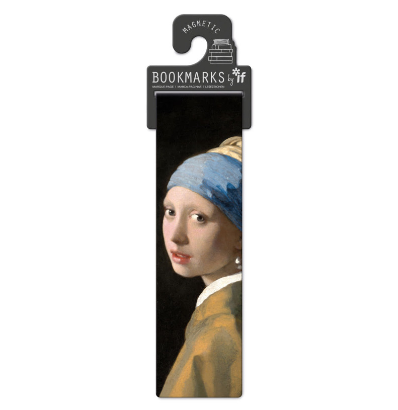 Classics Magnetic Bookmatks Gorl With A Prarl Earring
