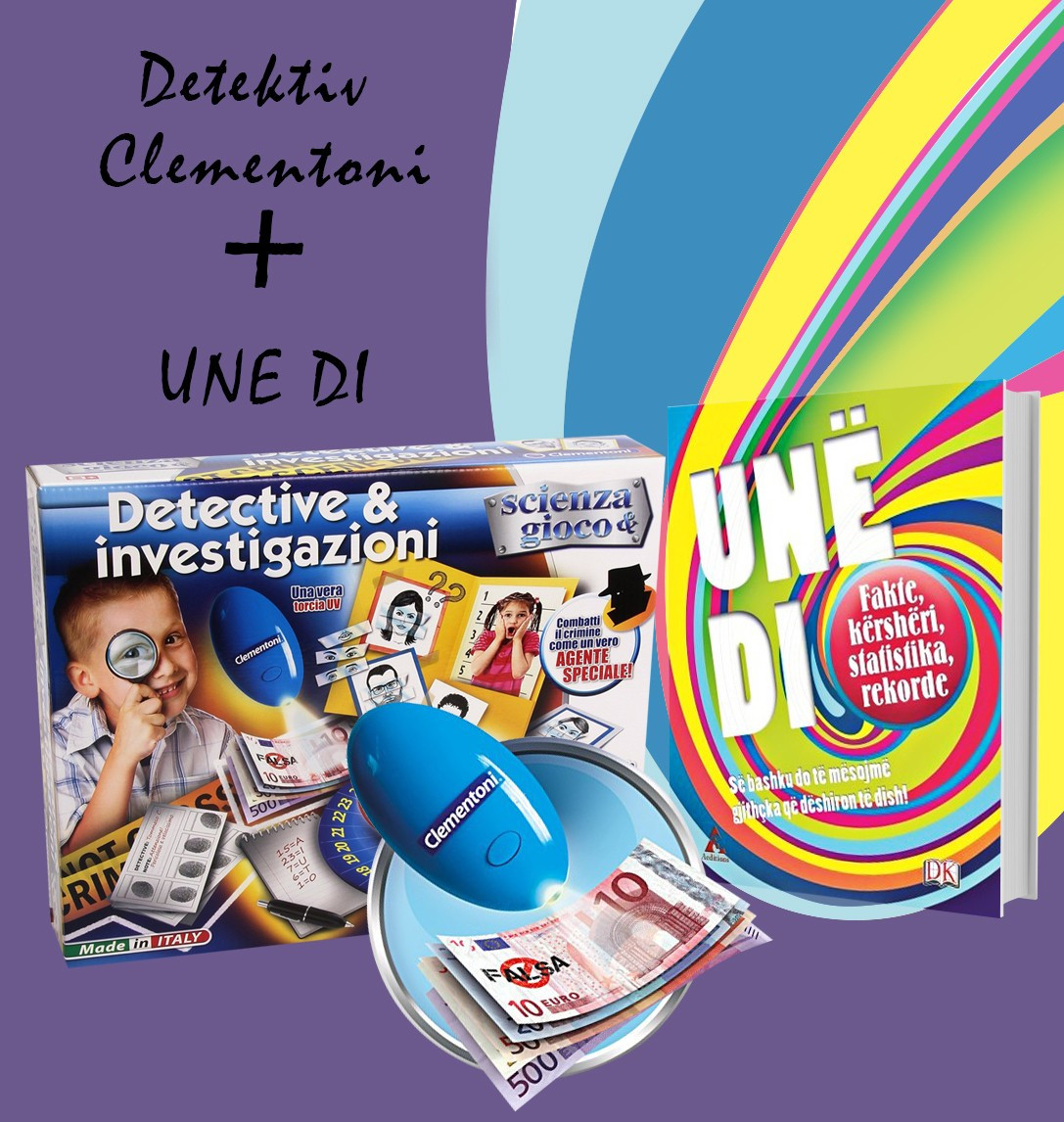 Set Detektive Clementoni + Libri “Unë di”