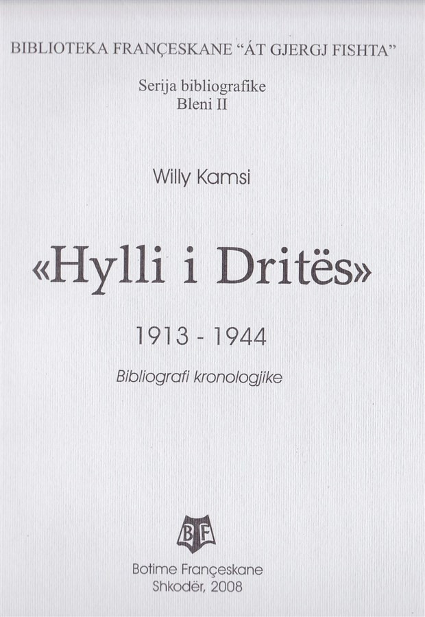 Hylli i Dritës 1913-1944, bibliografi kronologjike, Bleni II