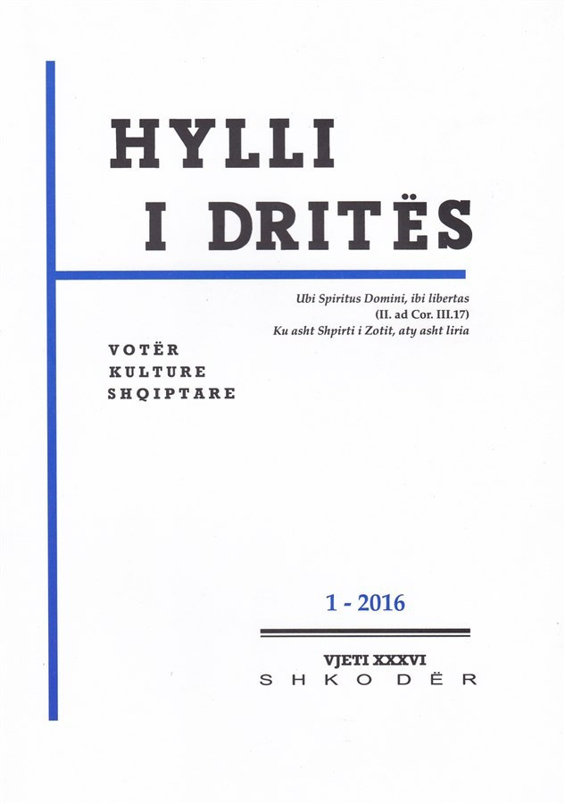 Hylli i Dritës, nr. 1 - 2016